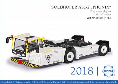 5517-0 goldhofer ast 2 p-x flugzeugschlepper din a6